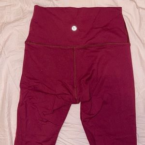 Lululemon Align Leggings Maroon Size 4 25”